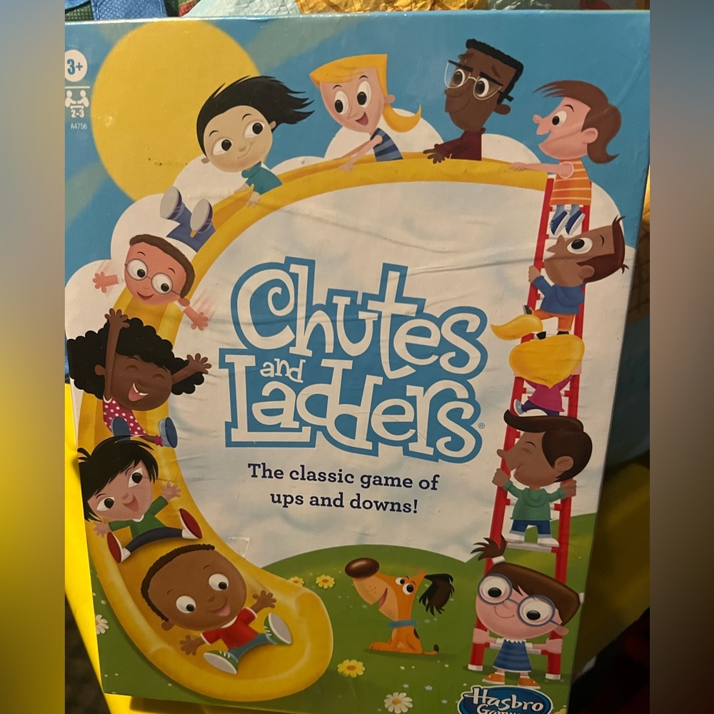 Hasbro Chutes & Ladder Game NWT